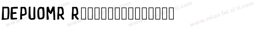 DEPUOMR Rectangle字体转换